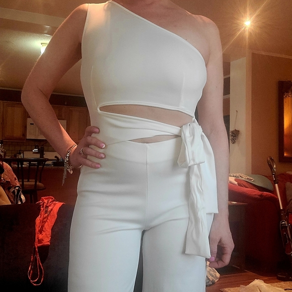 White Jumpsuit - Picture 2 of 4